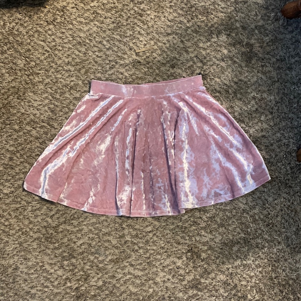 Light Pink Velvet Skirt (S)